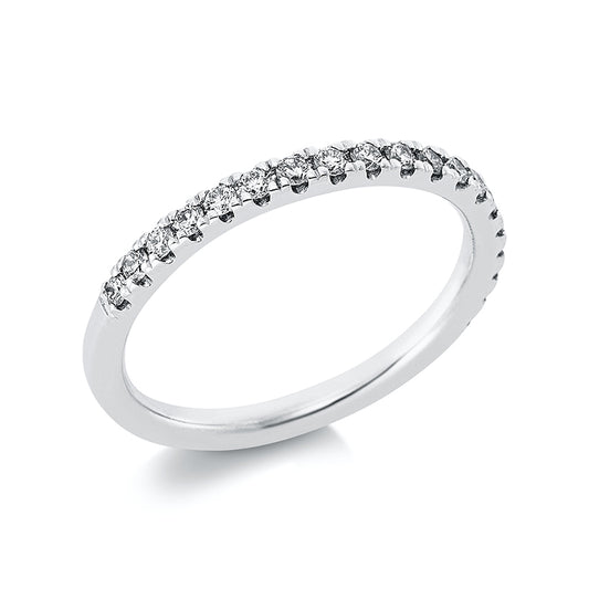 Ring 18 kt WG, 19 0,33 ct, TW-si