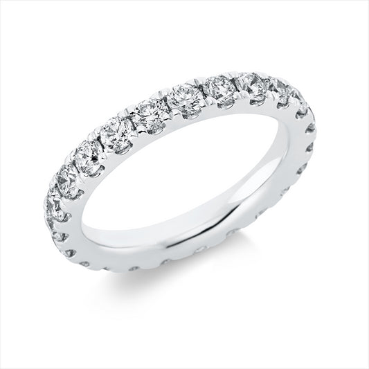 Ring 18 kt WG, 23 Brill. 2,09 ct, TW-si