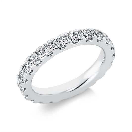 Ring 18 kt WG, 22 Brill. 2,47 ct, TW-si
