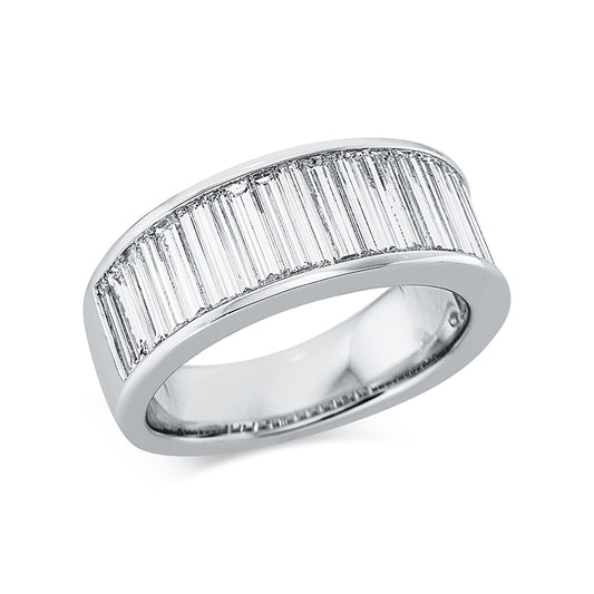 Ring 18 kt WG, 23 Bag. 2,12 ct, TW-vsi