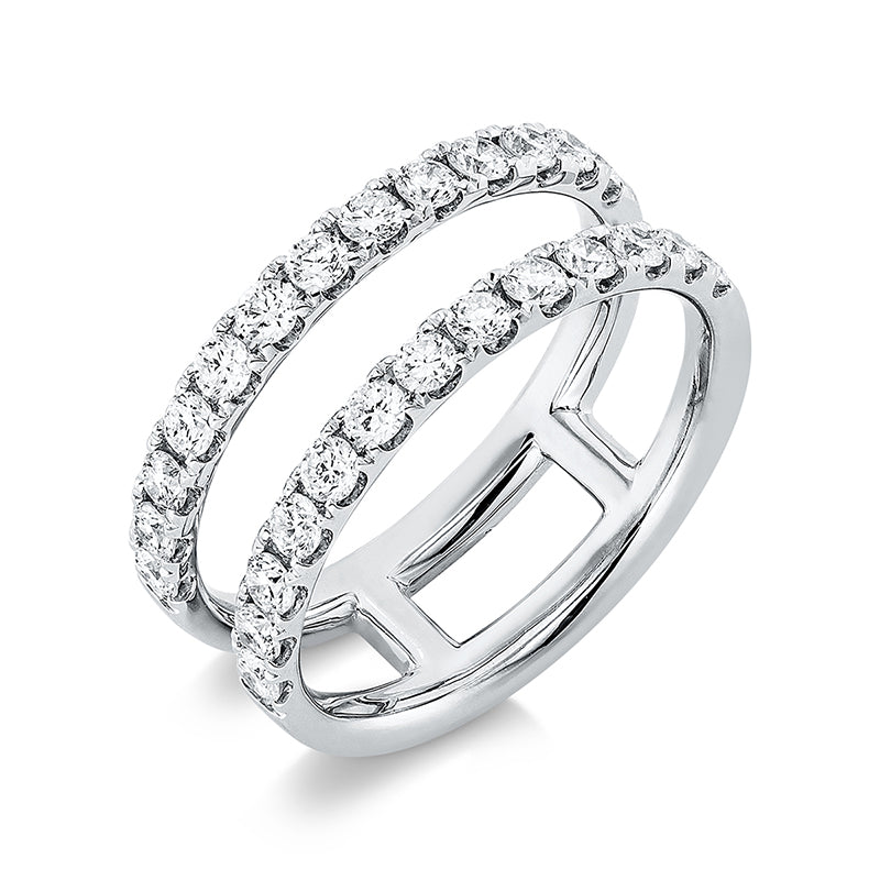 Ring 18 kt WG, 26 Brill. 0,77 ct, TW-si