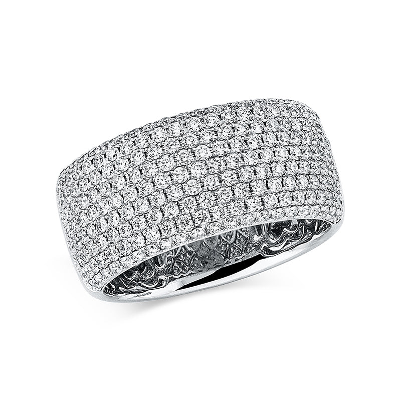 Ring 18 kt WG, 151 Brill. 1,00 ct, TW-si