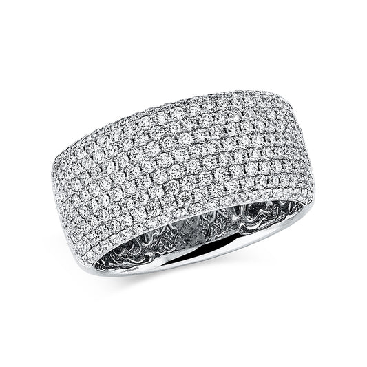 Ring 18 kt WG, 151 Brill. 1,00 ct, TW-si