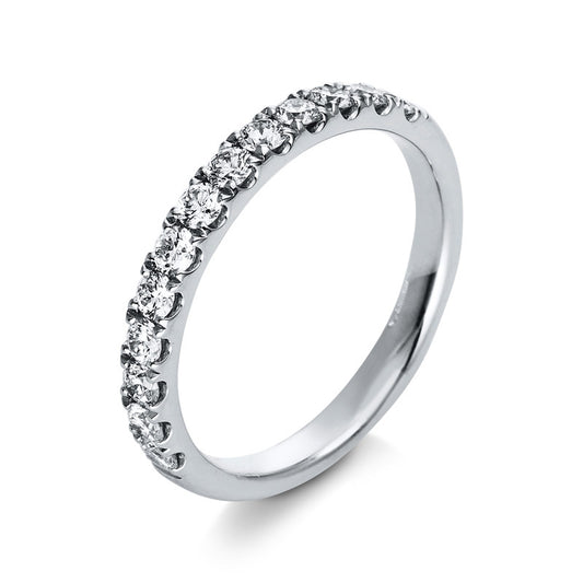 Ring 18 kt WG, 13 Brill. 0,51 ct, TW-vsi/si