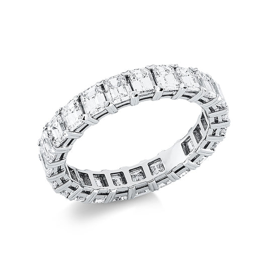 Ring 18 kt WG, 23 Sm.schliff 3,35 ct, TW-vsi