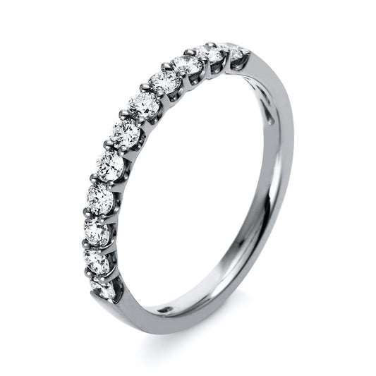 Ring 18 kt WG, 11 Brill. 0,43 ct, TW-si