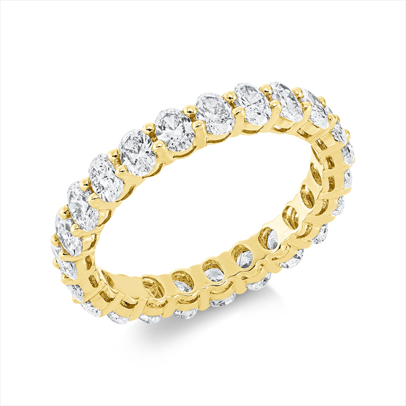 Ring 18 kt GG, 23 Oval 2,38 ct, TW-vsi