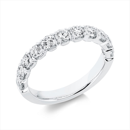 Ring 18 kt WG, 11 Brill. 1,10 ct, TW-si