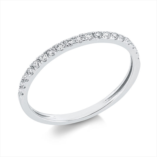 Ring 18 kt WG, 19 Brill. 0,19 ct, TW-si