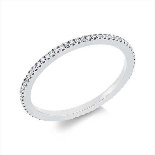 Ring 18 kt WG, 66 Dia. 0,16 ct, TW-si