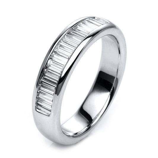 Ring 18 kt WG, 20 Bag. 0,63 ct, TW-vsi