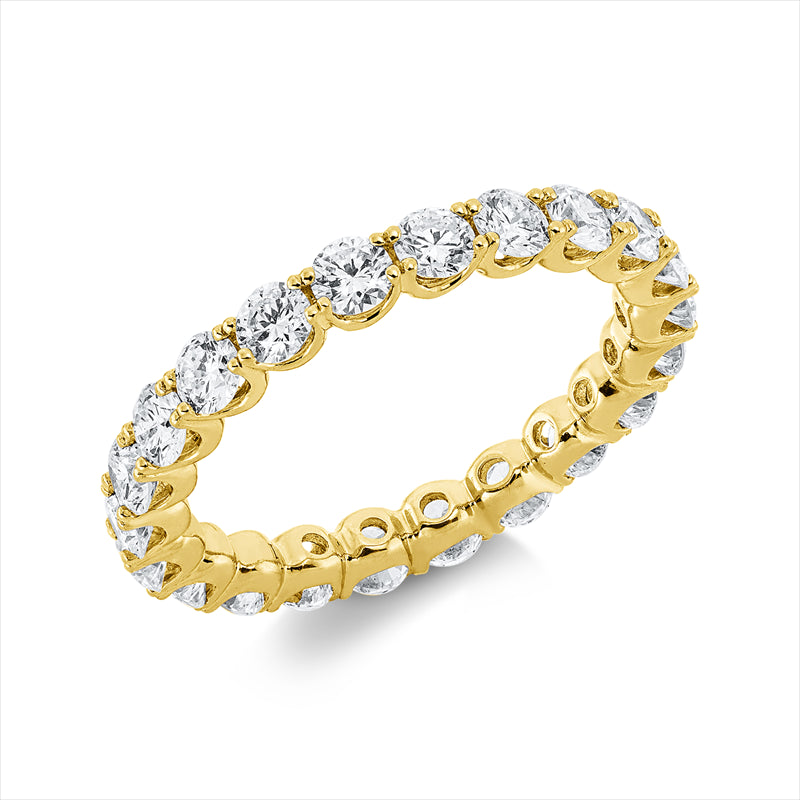 Ring 18 kt GG, 22 Brill. 1,78 ct, TW-si
