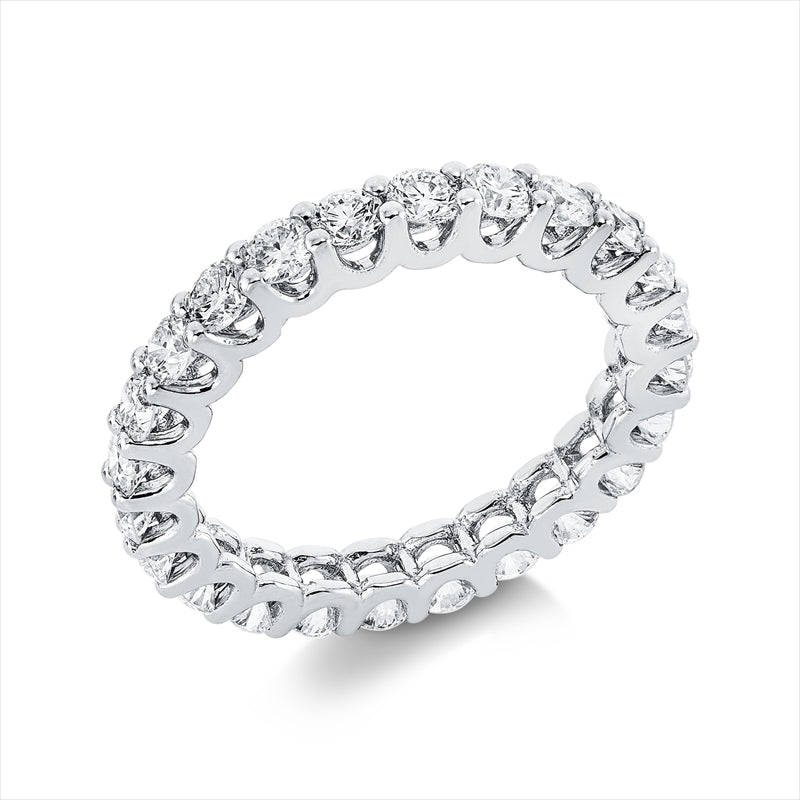 Ring 18 kt WG, 24 Brill. 1,73 ct, F-si