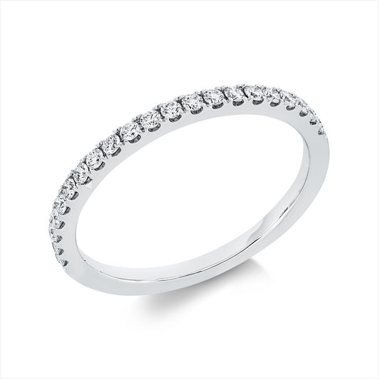 Ring 18 kt WG, 21 Brill. 0,25 ct, F-vsi