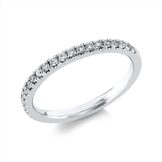 Ring 18 kt WG, 20 Brill. 0,24 ct, TW-si