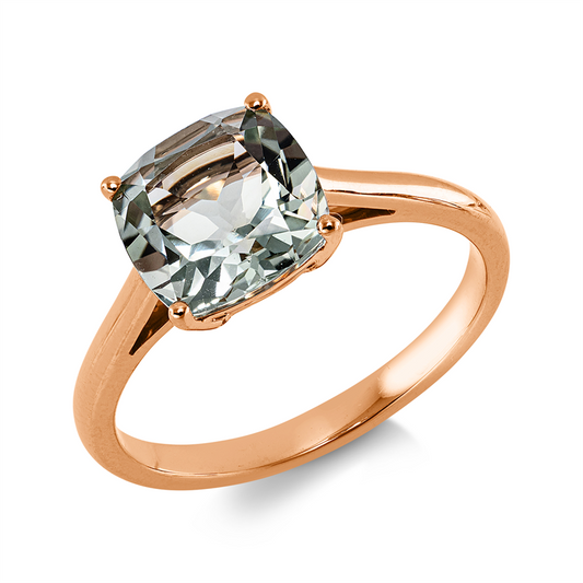 Ring 18 kt RG, 1 Amethyst 2,30 ct grün