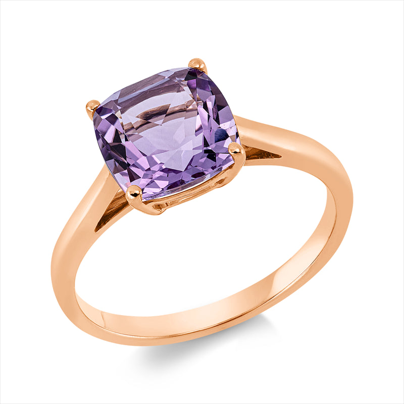 Ring 18 kt RG, 1 Amethyst 2,30 ct lila