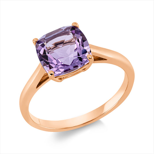 Ring 18 kt RG, 1 Amethyst 2,30 ct lila