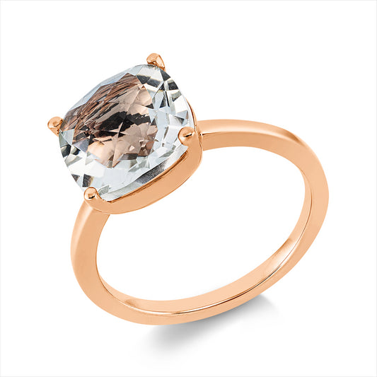 Ring 18 kt RG, 1 Amethyst 3,87 ct grün
