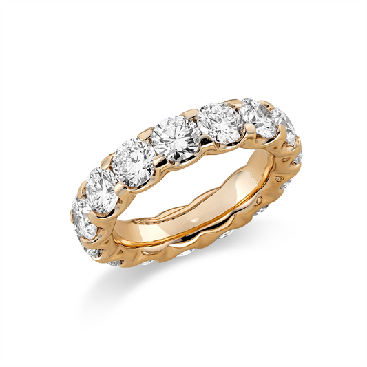 Ring 18 kt GG, GIA Premium Edition, 15 Brill. 6,00 ct, TW-si