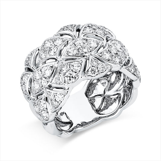 Ring 18 kt WG, 62 Brill. 2,19 ct, TW-vsi