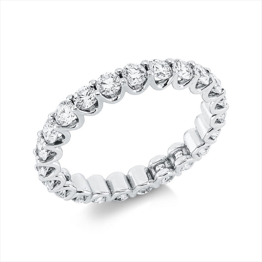 Ring 14 kt WG, 23 Brill. 1,51 ct, TW-pi