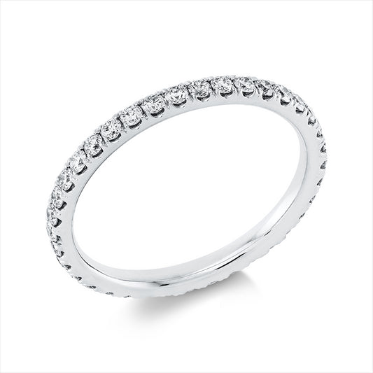 Ring 18 kt WG, 37 Brill. 0,63 ct, TW-vsi/si