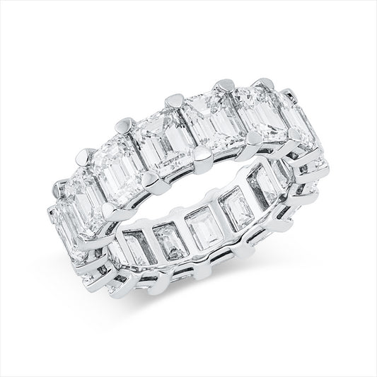 Ring 18 kt WG, 16 Sm.schliff 11,27 ct, TW-vsi