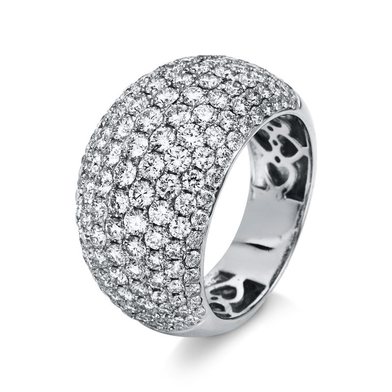 Ring 18 kt WG, 167 Brill. 3,21 ct, TW-vsi