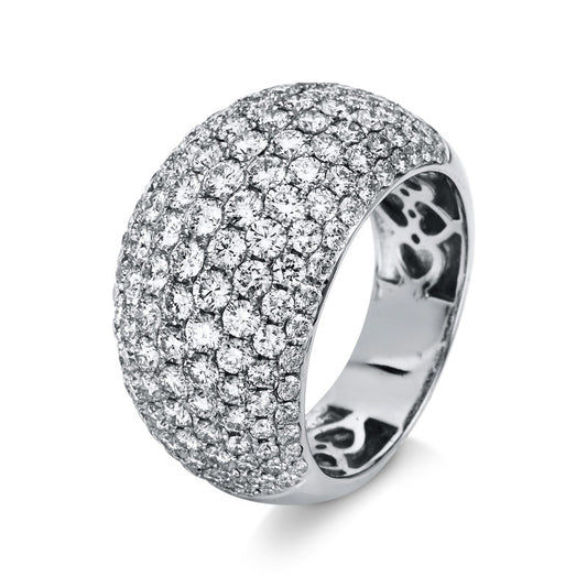Ring 18 kt WG, 167 Brill. 3,21 ct, TW-vsi