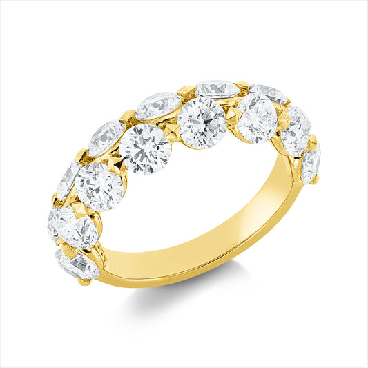 Ring 18 kt GG, 16 Brill. 4,00 ct, TW-vsi