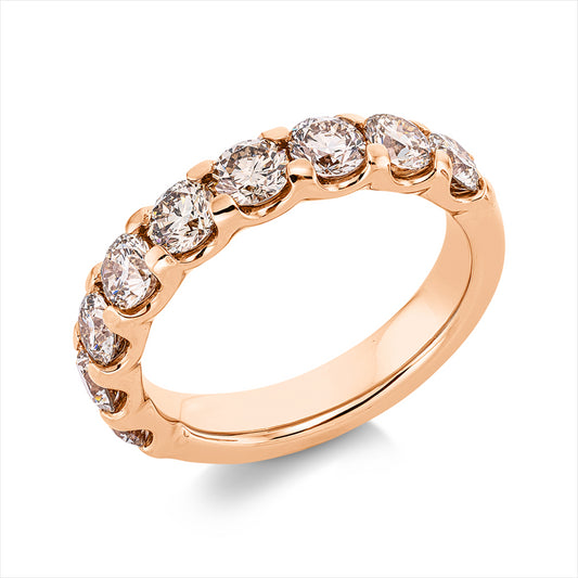 Ring 18 kt RG, Premium Edition, 9 Brill. 1,89 ct, braun-si