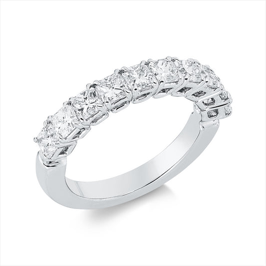 Ring 18 kt WG, 10 Princ. 1,93 ct, F-vsi/si