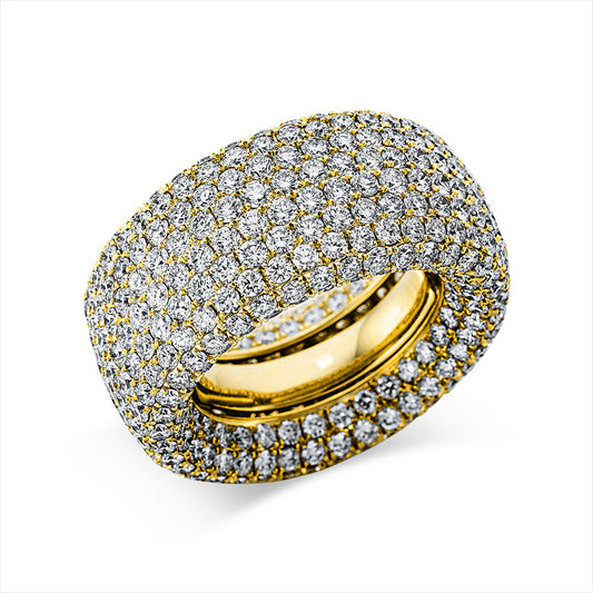 Ring 18 kt GG, 478 Brill. 10,62 ct, TW-vsi