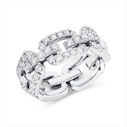 Ring 18 kt WG, 85 Brill. 2,31 ct, TW-vsi