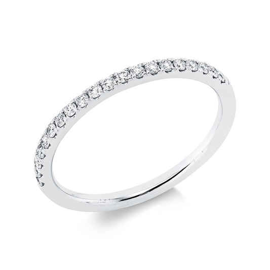 Ring 18 kt WG, 20 Brill. 0,20 ct, TW-vsi/si