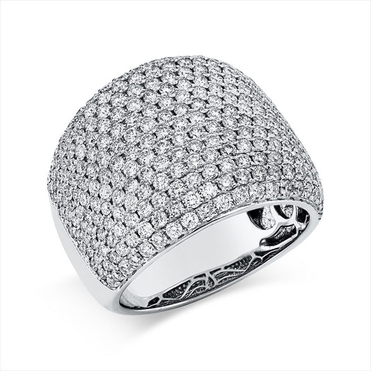 Ring 18 kt WG, 289 Brill. 2,59 ct, TW-si