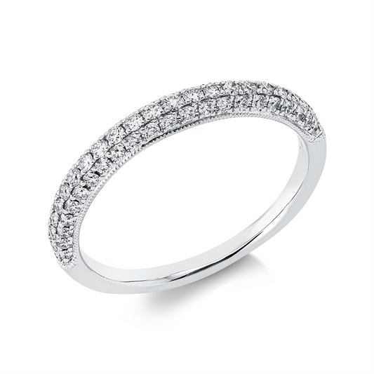 Ring 18 kt WG, 67 Brill. 0,43 ct, TW-si