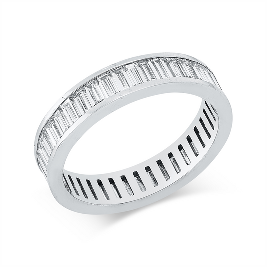 Ring 18 kt WG, 41 Bag. 2,04 ct, F-vsi