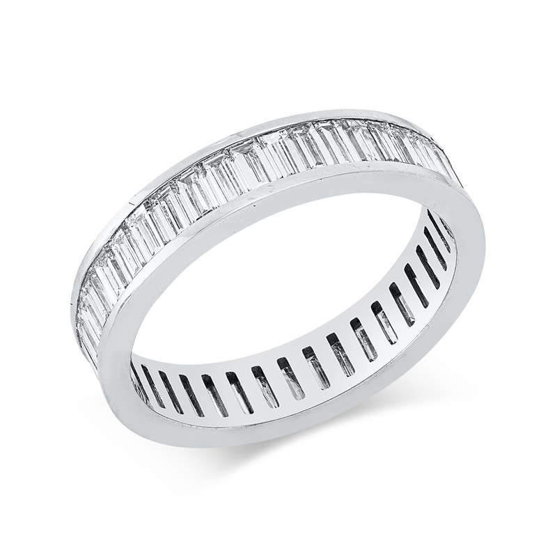 Ring 18 kt WG, 41 Bag. 2,04 ct, F-vsi
