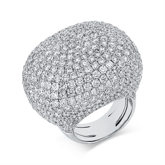 Ring 18 kt WG, 441 Brill. 15,65 ct, TW-vsi
