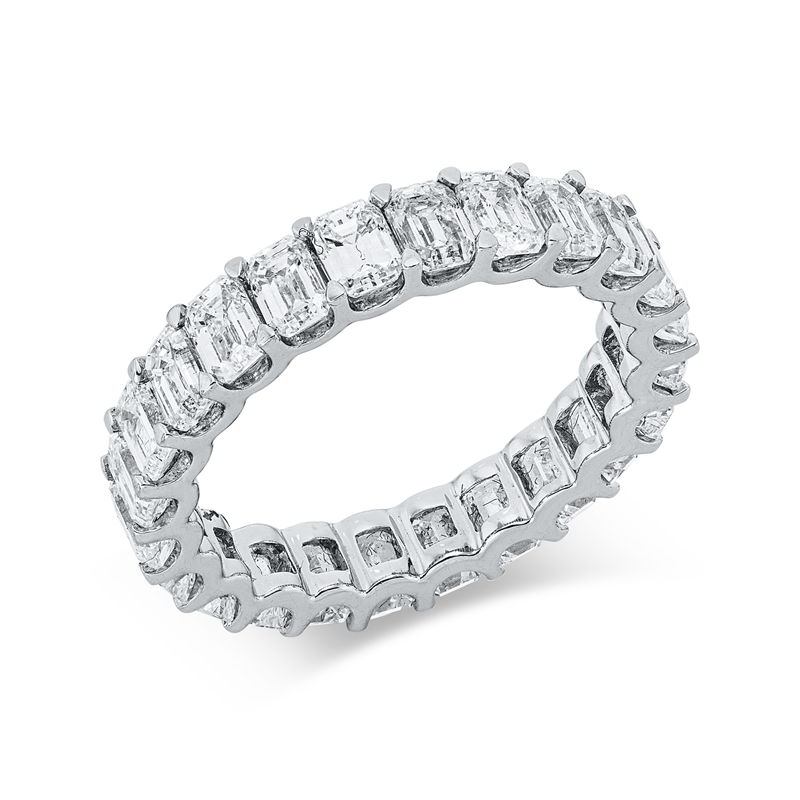 Ring 18 kt WG, 24 Sm.schliff 4,39 ct, TW-vsi/si