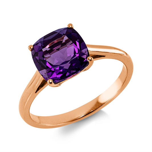 Ring 18 kt RG, 1 Amethyst 2,30 ct lila