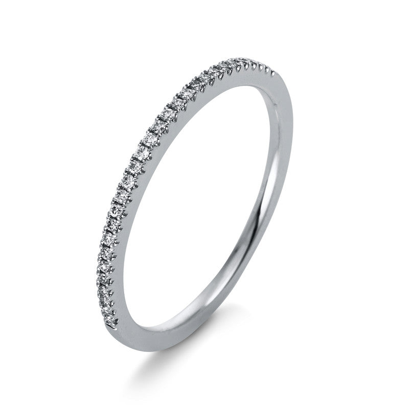 Ring 18 kt WG, 29 Brill. 0,09 ct, TW-vsi/si