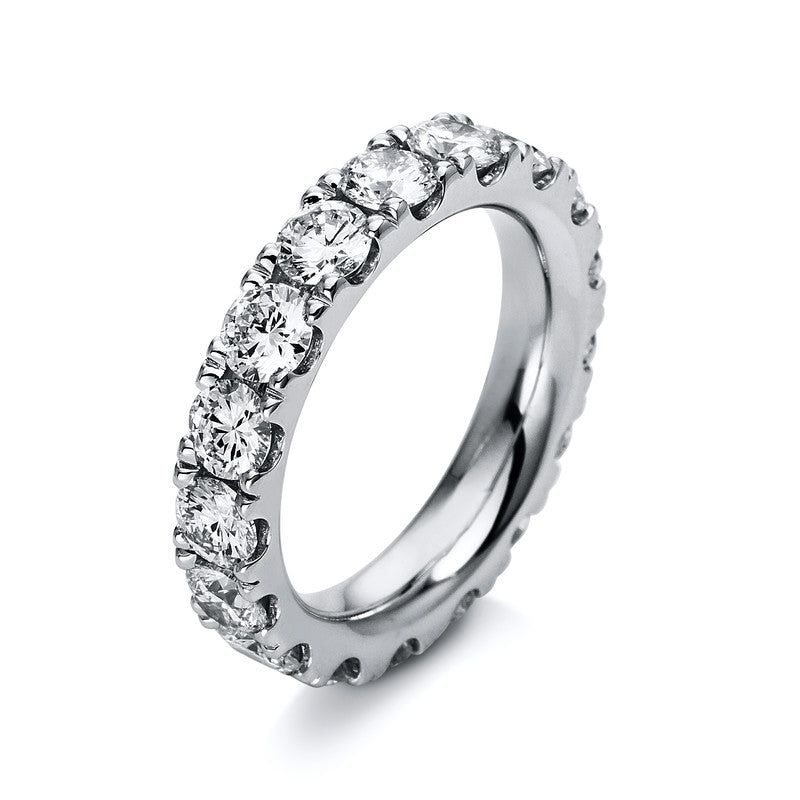 Ring 18 kt WG, 17 Brill. 4,17 ct, TW-si
