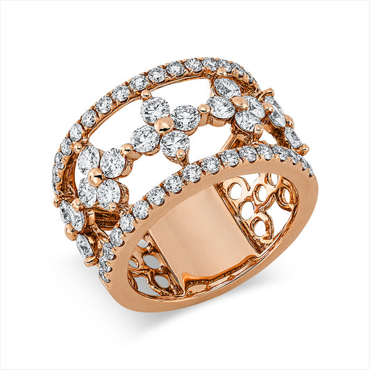Ring 18 kt RG, 52 Brill. 2,01 ct, TW-vsi