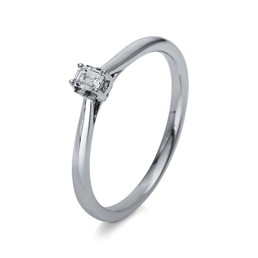 Ring 18 kt WG, 1 Sm.schliff 0,14 ct, TW-si