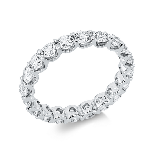 Ring 18 kt WG, 20 Brill. 2,36 ct, TW-vsi/si