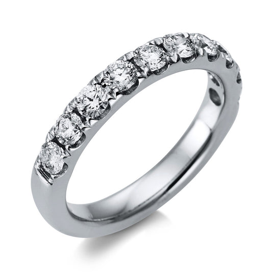 Ring 18 kt WG, 32 Brill. 0,10 ct, W-si
