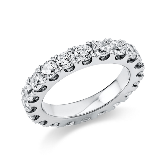 Ring 14 kt WG, 19 Brill. 2,76 ct, TW-si